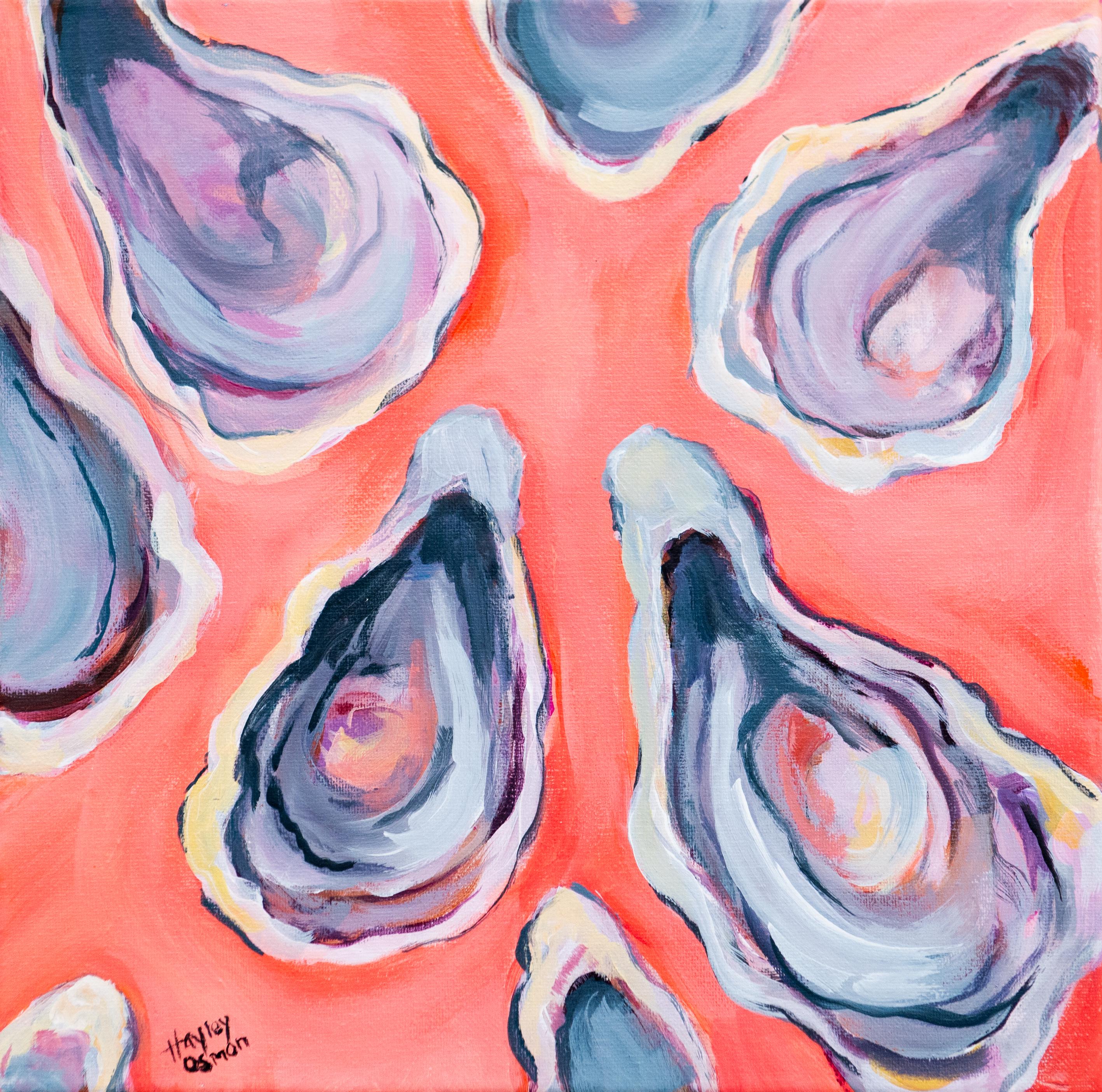 Peachy Oysters Print