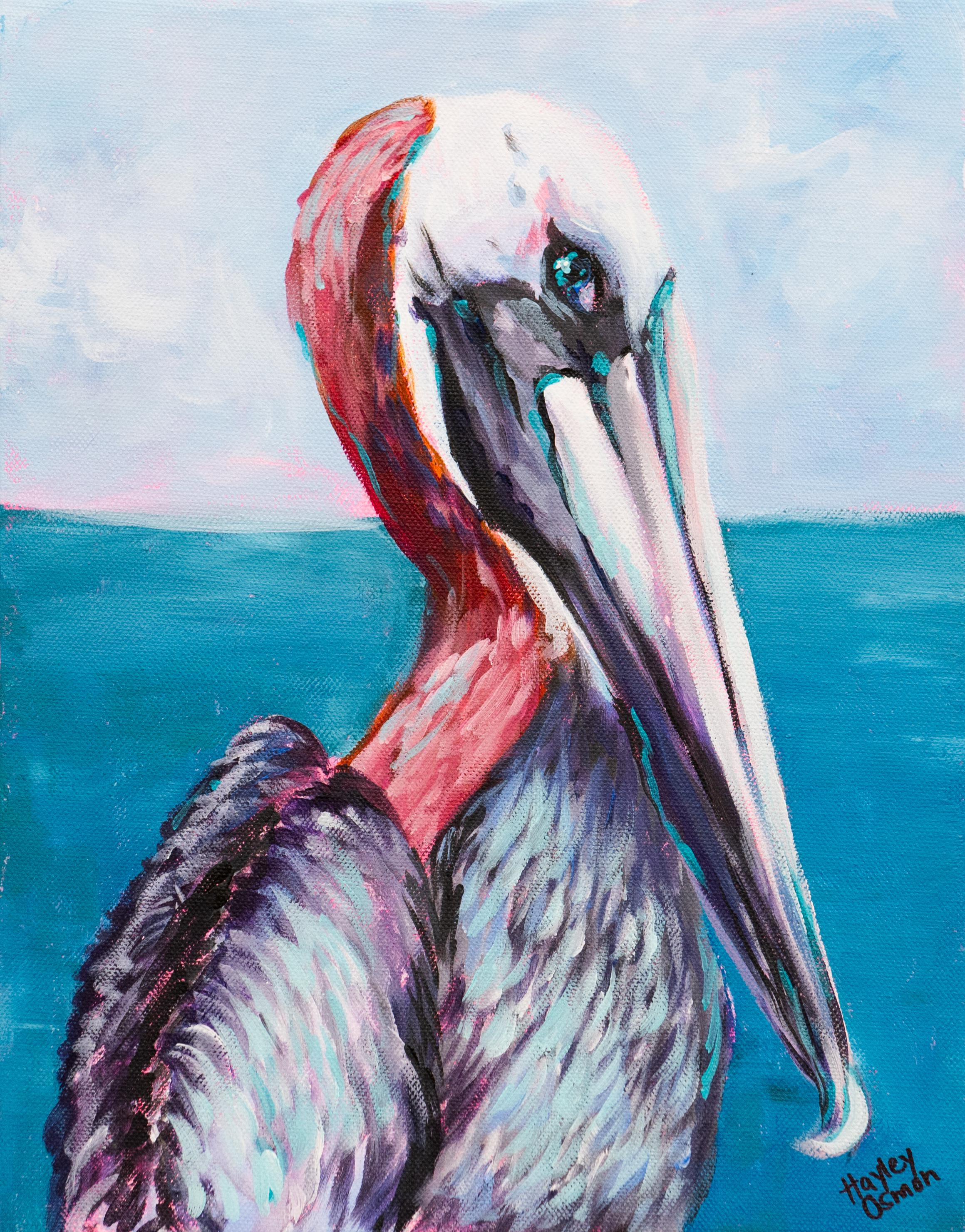 Perchin' Pelican Print